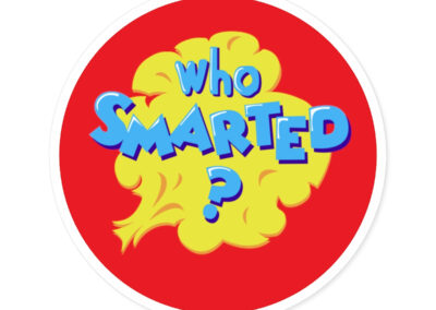 Round Who Smarted? Sticker